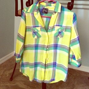 American eagle button up flannel