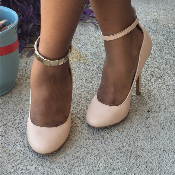 Bakers Zigi soho, pastel pink leather pumps - Picture 3 of 4