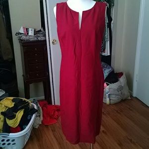 🍭SALE!! 🌷Great Ann Taylor red dress!