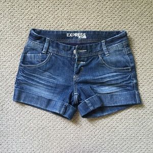Denim shorts