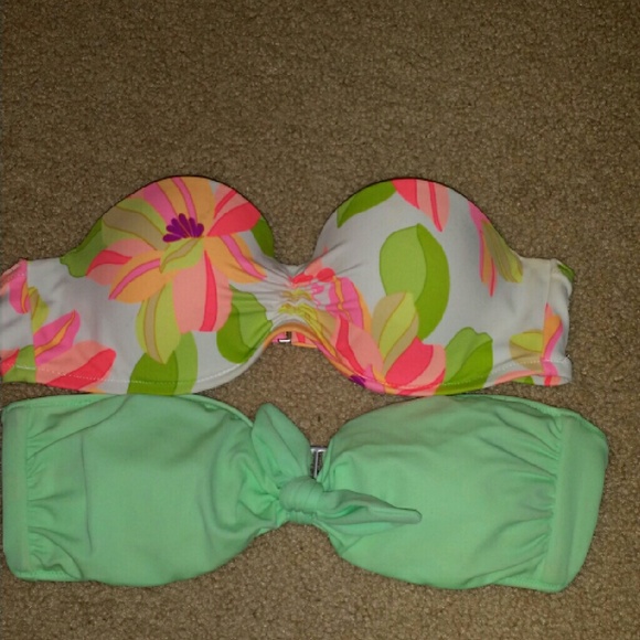 Bundle of 2 bikini tops...used a few times...
