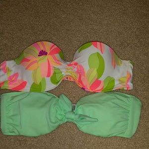 Bundle of 2 bikini tops...used a few times...