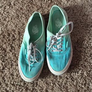 Blue/Green Ombre Vans