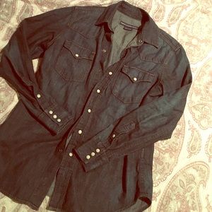 Ralph Lauren chambray top size 6 women's