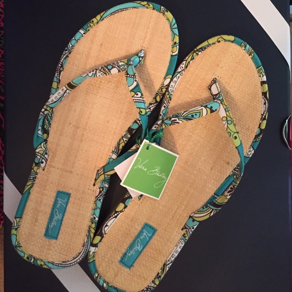 NWT Vera Bradley Flip Flops