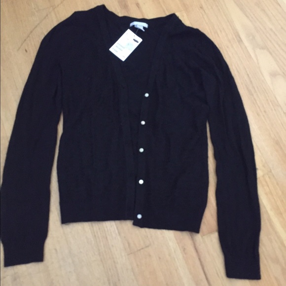 Black cardigan