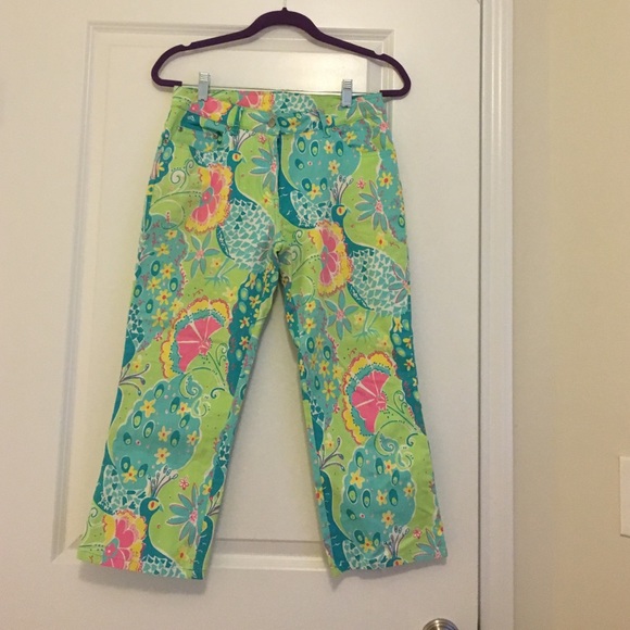 Lilly Pulitzer colorful jeans