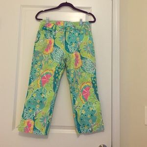 Lilly Pulitzer colorful jeans