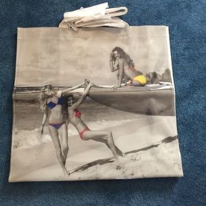 Brand new Victoria's Secret vinyl beach bag