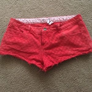 Element Red Orange Shorts