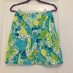Lilly Pulitzer Veggie print skirt!