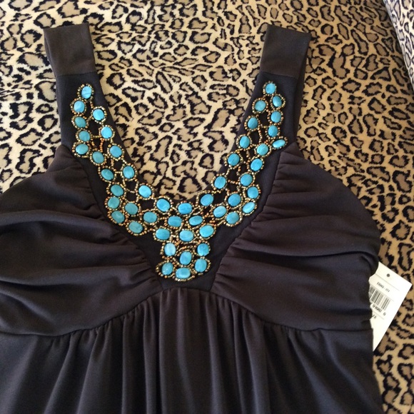 🦋NWT! MOA MOA W/BEADED  TOP DRESS🦋