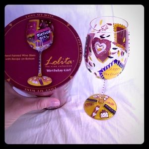 Lolita "Birthday Girl" Wine Glass