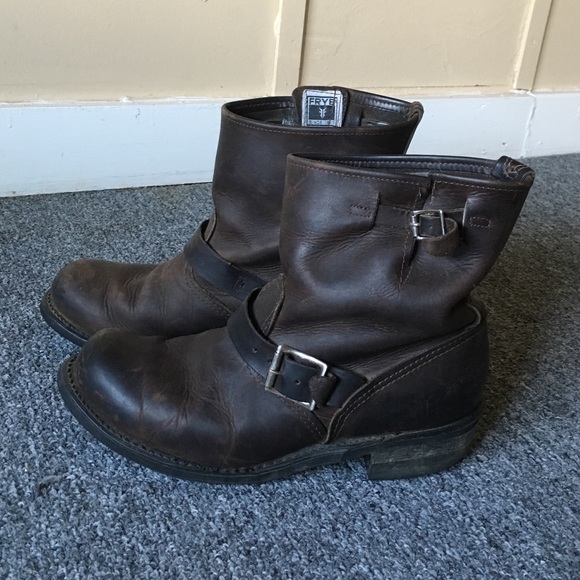 Frye "Tyler Engineer" Ankle Boots, size 10