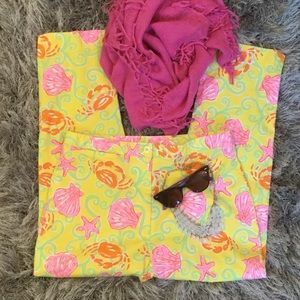 🦀Lilly Pulitzer cropped pants🦀