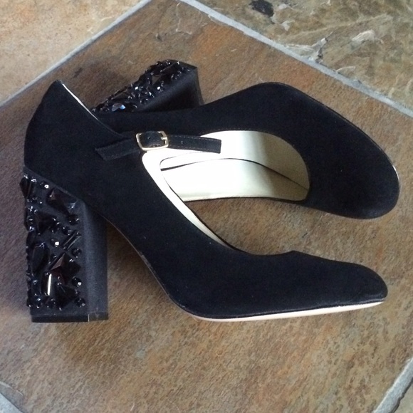 ๐๐NIB Bettye Muller Jewel Heeled Mary Jane Pumps - Picture 6 of 8