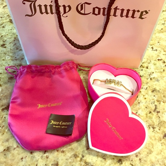 Juicy Couture Pave LOVE Wish Bracelet