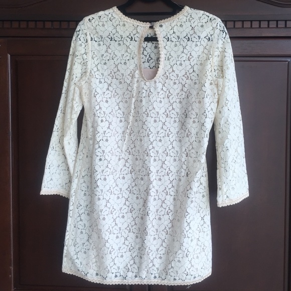 French Connection Lace Dress (Size 6) - Picture 2 of 4