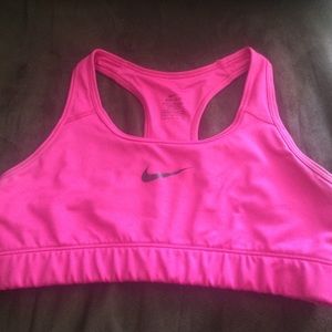 Pink Nike Dri-Fit Sports Bra