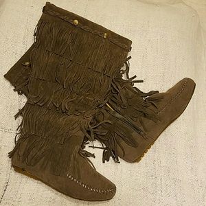 Fringe Boots - Shoes of Soul