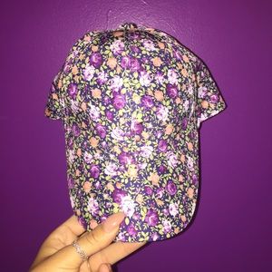 Floral also hat
