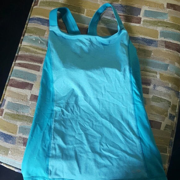 Teal sports top
