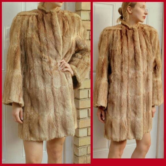 ❎SOLD!❎ AMAZING Vintage 40s Beaver Coat/Jacket - Picture 2 of 4