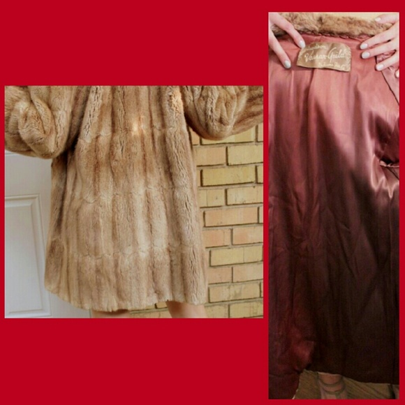 ❎SOLD!❎ AMAZING Vintage 40s Beaver Coat/Jacket - Picture 4 of 4