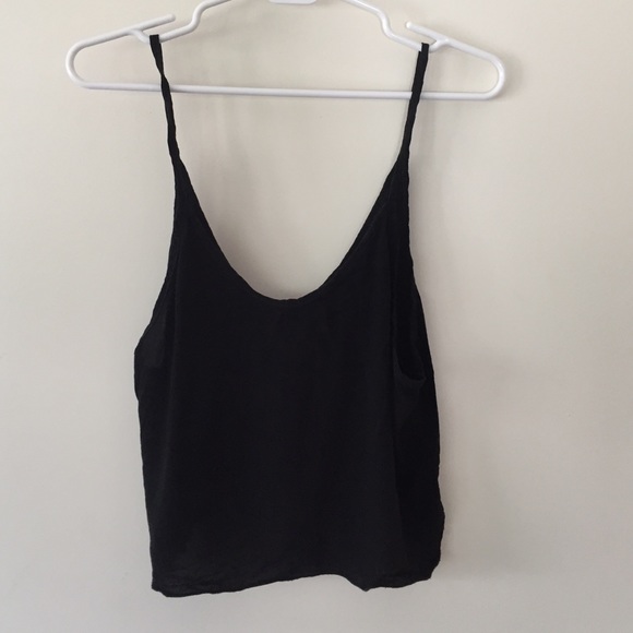 Black Brandy Melville cropped tank