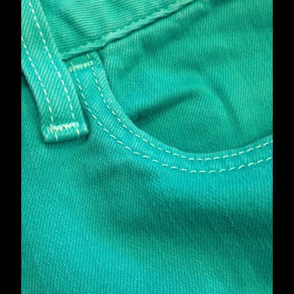 Levi's Aqua / Teal Straight-legged Jeans - Picture 3 of 4