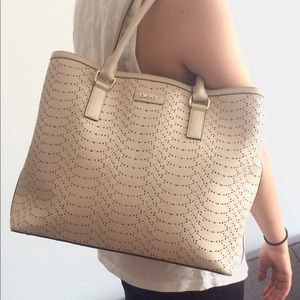 DKNY Leather Tote Bag