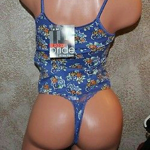 BODY PRIDE CAMISOLE SET BLUE S, M, L BRAND NEW - Picture 3 of 3