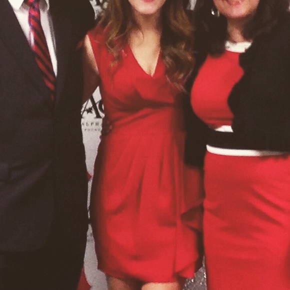 Medium formal red dress