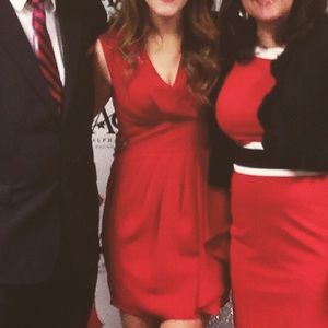 Medium formal red dress