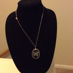 Italian butterfly carved butterfly pendant