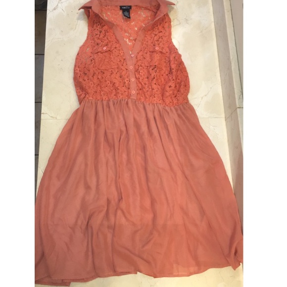 Orange Rue 21 Dress - Picture 2 of 3
