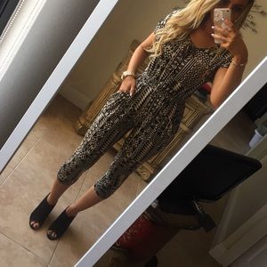 Tribal print jumpsuit