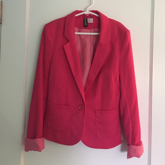 H&M Pink Blazer size 2.
