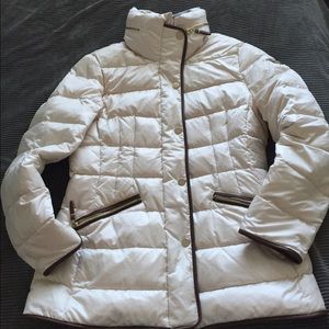 Basler Cream down fill puffer coat (like moncler)