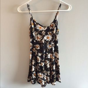 Kimchi Blue Floral Open Back Romper