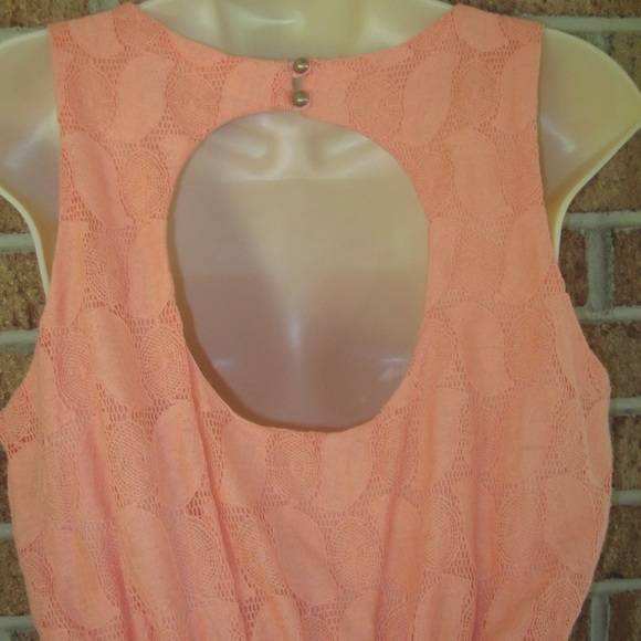 Sold! Everly Lace Cut Out Back Skater Dress - Picture 3 of 4