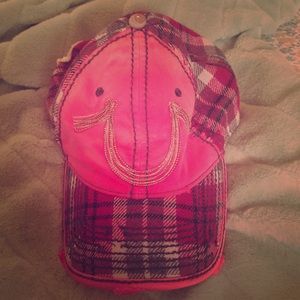 True Religion Pink Rhinestone Hat 🎀