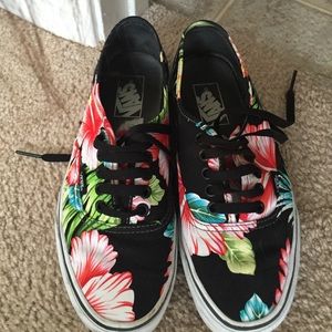 Floral vans