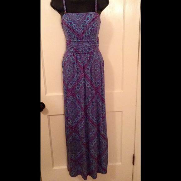 Cynthia Rowley maxi dress M spaghetti straps