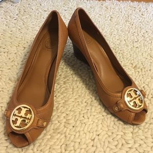 Gently used Tory Burch wedges