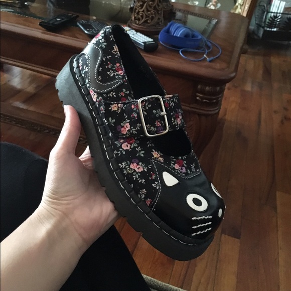 T.U.K Shoes - T.U.K floral Mary Janes