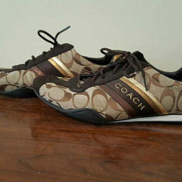 Authentic Coach Jayme Sneakers Size 8 - Picture 4 of 4