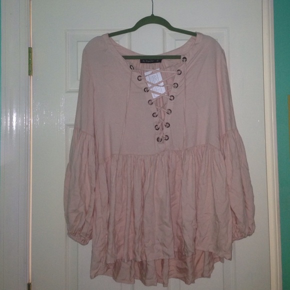 Pink blouse