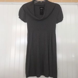 Grey light sweater dress