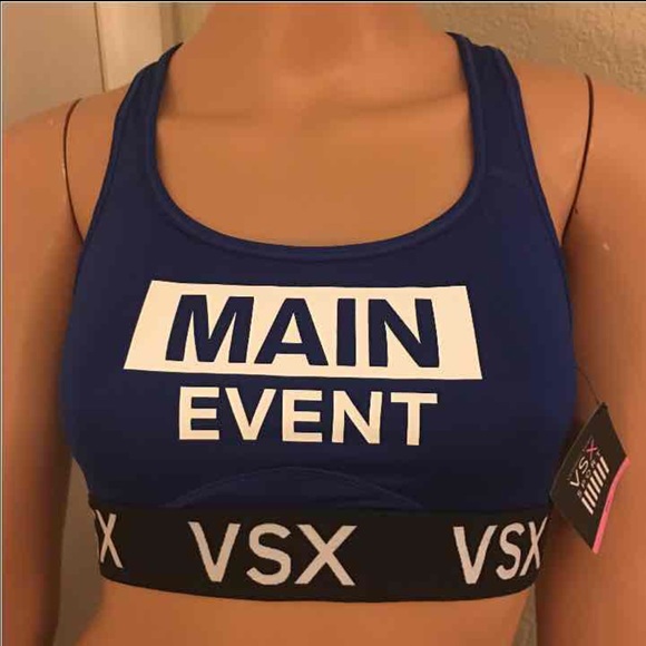 NWT L VS VSX "THE PLAYER" Racerback Sports Bra